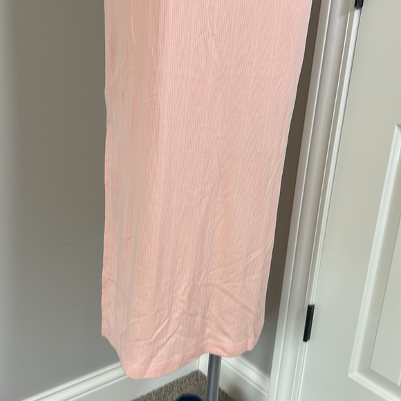 THE GREAT The Lace Slip Dress Rose Dust Deep Vneck Microdot Sz 1 US S NEW - Picture 5 of 12